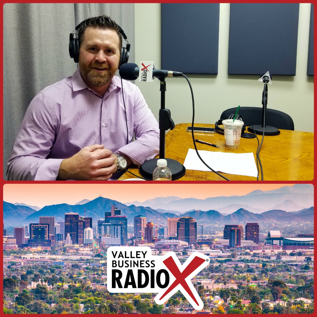 Trevor Wilde with Wilde Wealth Management Group broadcasting live from the Valley Business Radio studio in Phoenix, Arizona