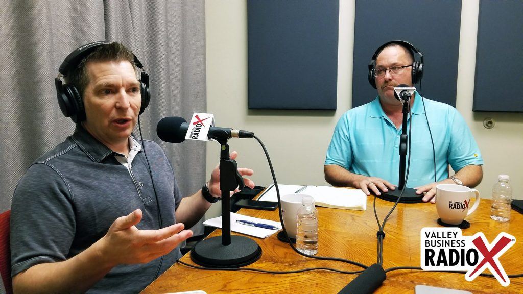 Thomas Lindsay with Accelerated and Bob Reish with Bob Reish Business Coaching talking on Valley Business Radio in Phoenix, Arizona