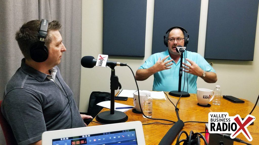 Bob Reish with Bob Reish Business Coaching and Thomas Lindsay with Accelerated on the Valley Business Radio show in Phoenix, Arizona