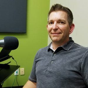 Thomas Lindsay with Accelerated in the Valley Business Radio studio in Phoenix, Arizona