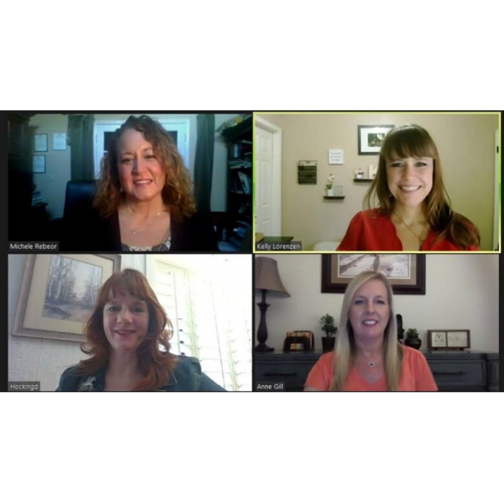 Phoenix Business Radio Michele Rebeor with Michele M Rebeor Consulting Dawn Hocking with The Centers for Habilitation and Anne Gill with Tempe Chamber of Commerce E8