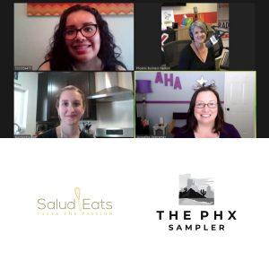 Alexhandra Hotko with The PHX Sampler and Soraya Medina with SaludEats Bakery E32