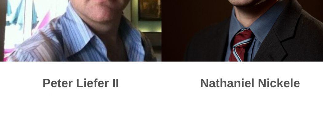 Attorney Nathaniel Nickele and Peter Liefer with PrimeView E3