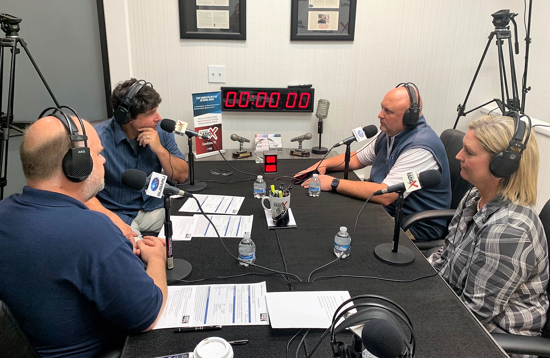 John Waldrop and Wendy Cunningham with Titan Electric Business RadioX