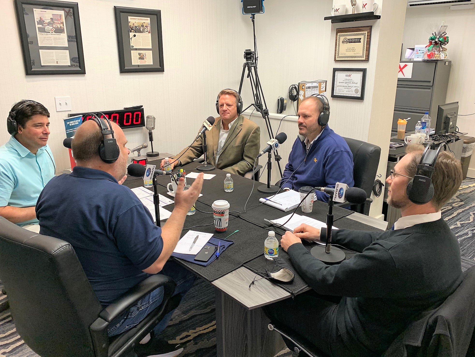 Casey Clark & Rich Dobbs with Capital Restoration and Eric Alimena with