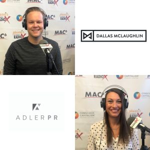 Adler Public Relations CEO Jennifer Adler and Digital Marketer Dallas McLaughlin