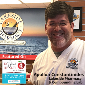 CBD Oil, with Apollon Constantinides, Lakeside Pharmacy & Compounding Lab – Episode 52, To Your Health with Dr. Jim Morrow