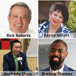 Rick Roberts, Voices Choices & Solutions, Rayna Neises, A Season of Caring, and Bradley Thomas, Inspire Everyday Fitness (Family Business Radio, Episode 19)