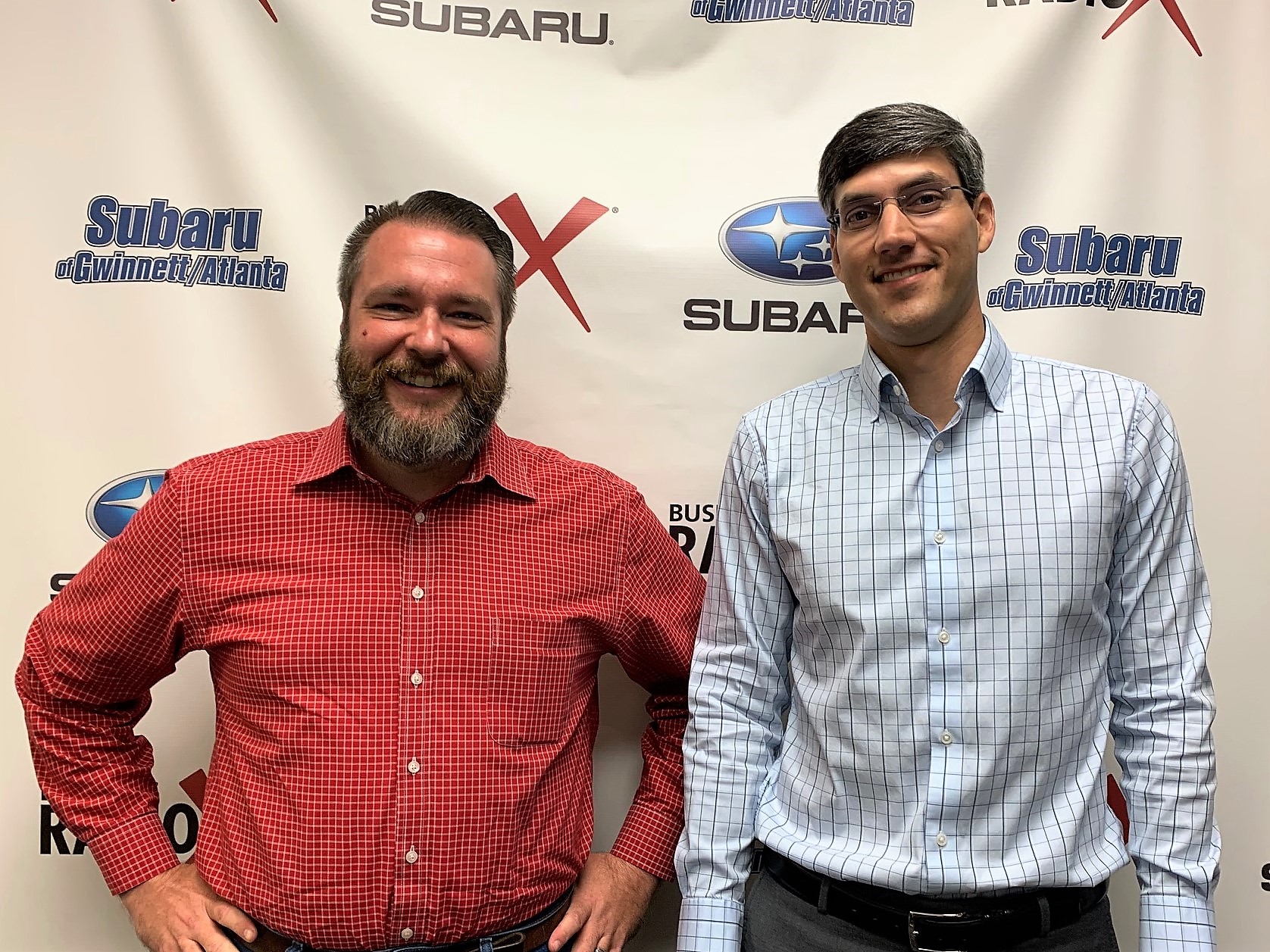 Michael Zelickson with Regions Bank and Seth Elrod with Platinum Cargo Logistics