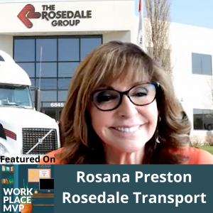 Workplace MVP:  Rosana Preston, Rosedale Transport