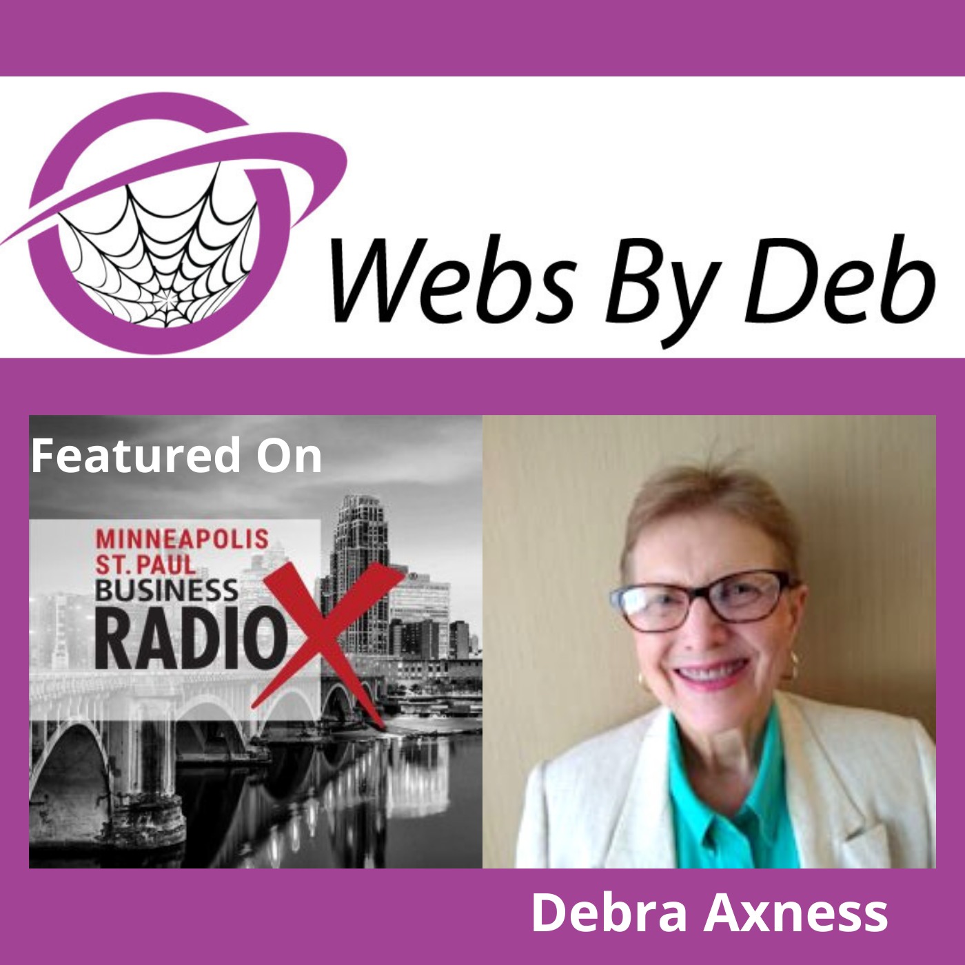 Minneapolis St. Paul Business Radio Webs By Deb
