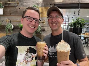 Gabe-Hagen-and-Jesse-Shank-with-Brick-Road-Coffee-2