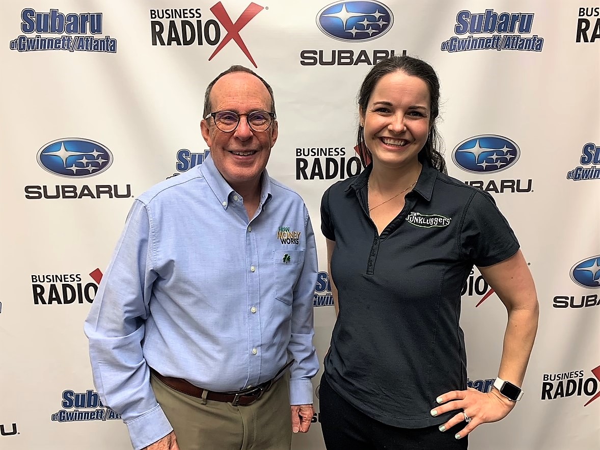 Lucy Mejia with Junkluggers and John Withers with How Money Works