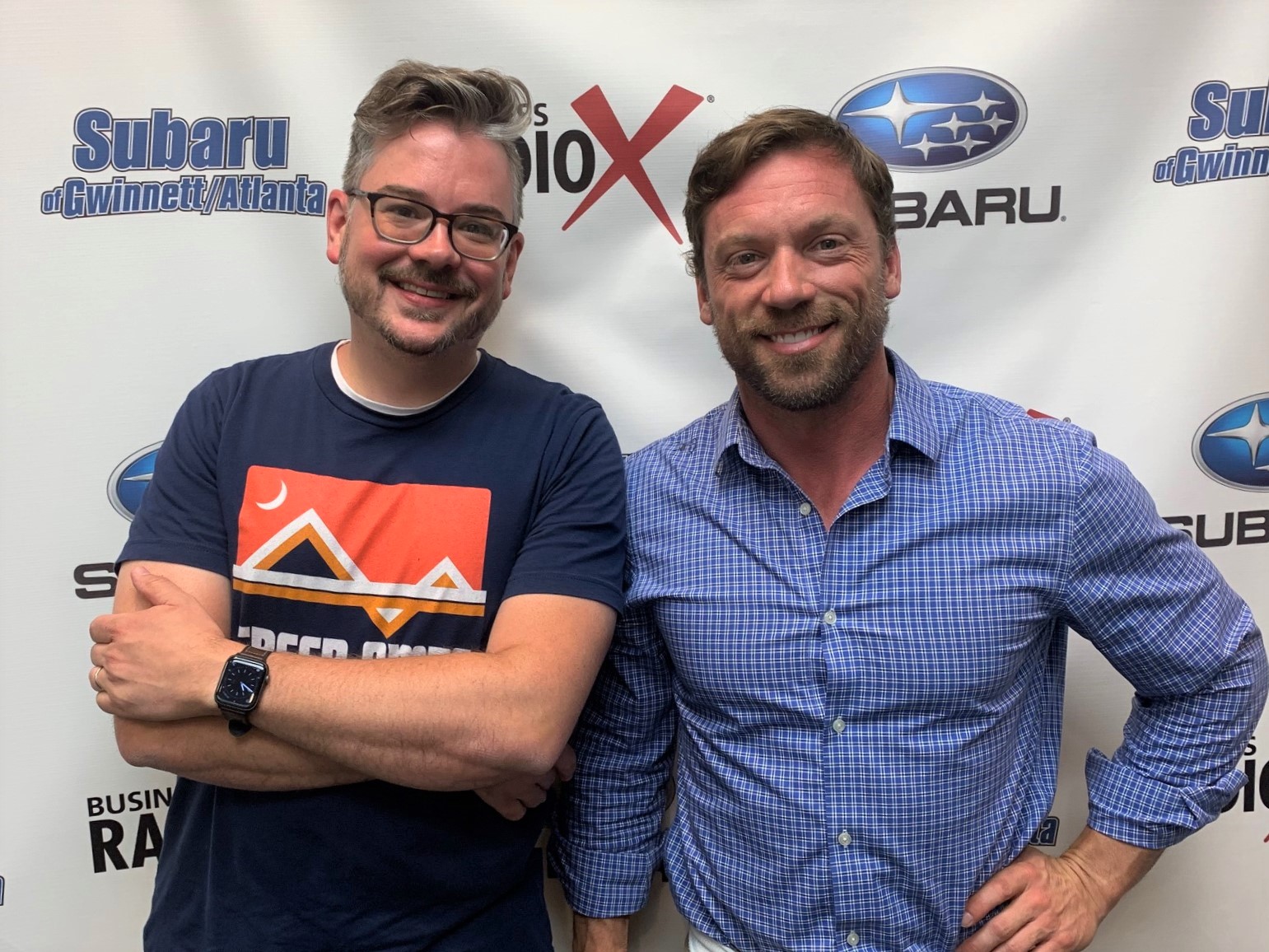 Steven Mouzen with (Un)Discovered Athlete and Aaron Brown with Town Center Music