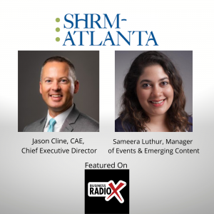 Jason Cline and Sameera Luthur, SHRM-Atlanta and SOAHR 2022