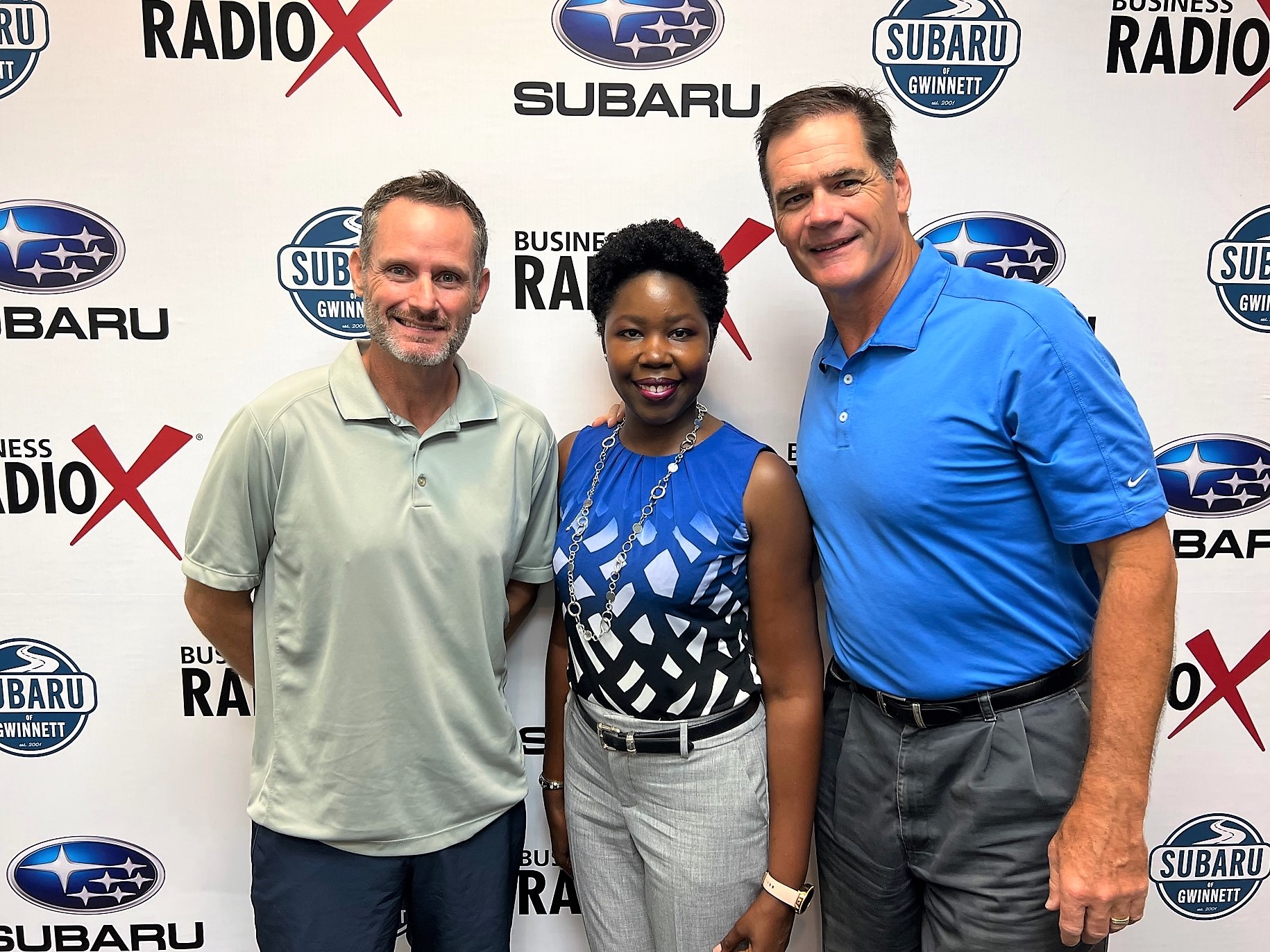 Angelia White with ALW Tax & Financial Services and Jake Kimbel with (Un)Discovered Athlete