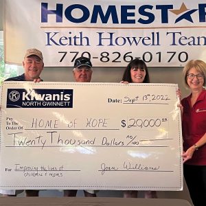 North Gwinnett Kiwanis Club Annual Golf Classic benefitting Home of Hope Children’s Shelter
