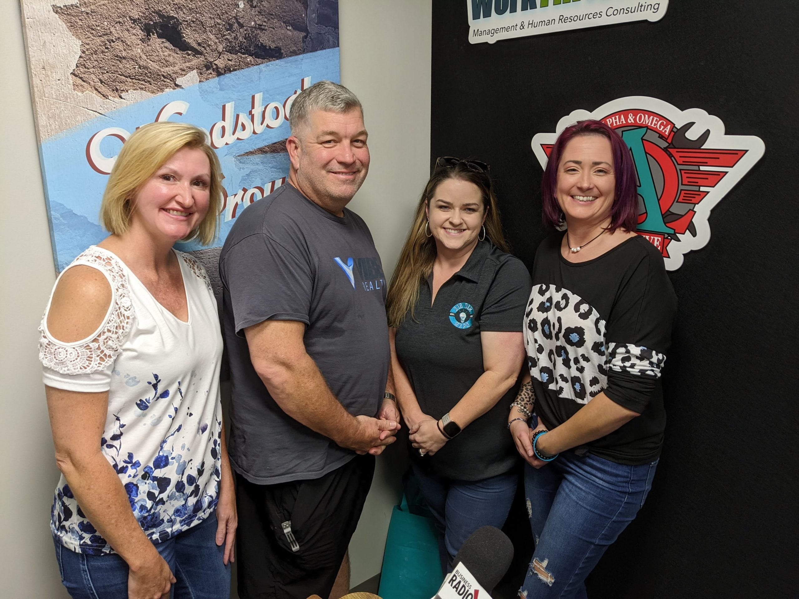 Andrew Reibly and Bobbi Cowart with VIBE Realty Business RadioX