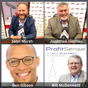 Ben Gibson, JP Morgan Chase, Jonathan Holmes, Mighty 8th Media LLC, and John Marsh, Bristol Group