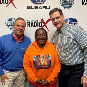 Rod Meyer with Pinnacle X-Ray Solutions and Tawana Clyburn with Topsy Rose Sweets