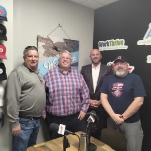 Stephen Norton with Star Printing, Darin Hunter with Every Link Matters and Comedian Rich Brock