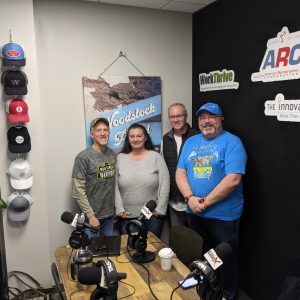 Mike Van Pelt with True Man Life Coaching, Melissa Stephens with Serenity on Fire and Stone Payton with Business RadioX®