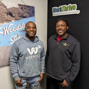 Ayo McKerson with Always Reliable Junk Removal and Brandon Weems with WEEMSCO
