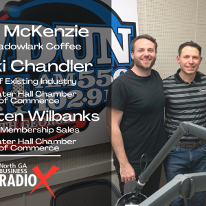 JP McKenzie – Meadowlark Coffee | Nikki Chandler and Christen Wilbanks – Greater Hall Chamber of Commerce