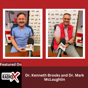 Dr. Mark McLaughlin, Radiation Oncologist, and Dr. Kenneth Brooks, Medical Physicist, Wellstar North Fulton Cancer Center