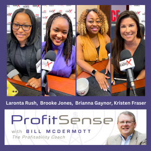 Mental Health Professionals Roundtable: Dr. Laronta Rush, Healthy Minds Psychology Assoc., Dr. Brooke Jones, Fresh Start for the Mind, Dr. Brianna Gaynor, Peace of Mind Psychological Services, and Kristen Fraser, LPC, Canton Counseling 