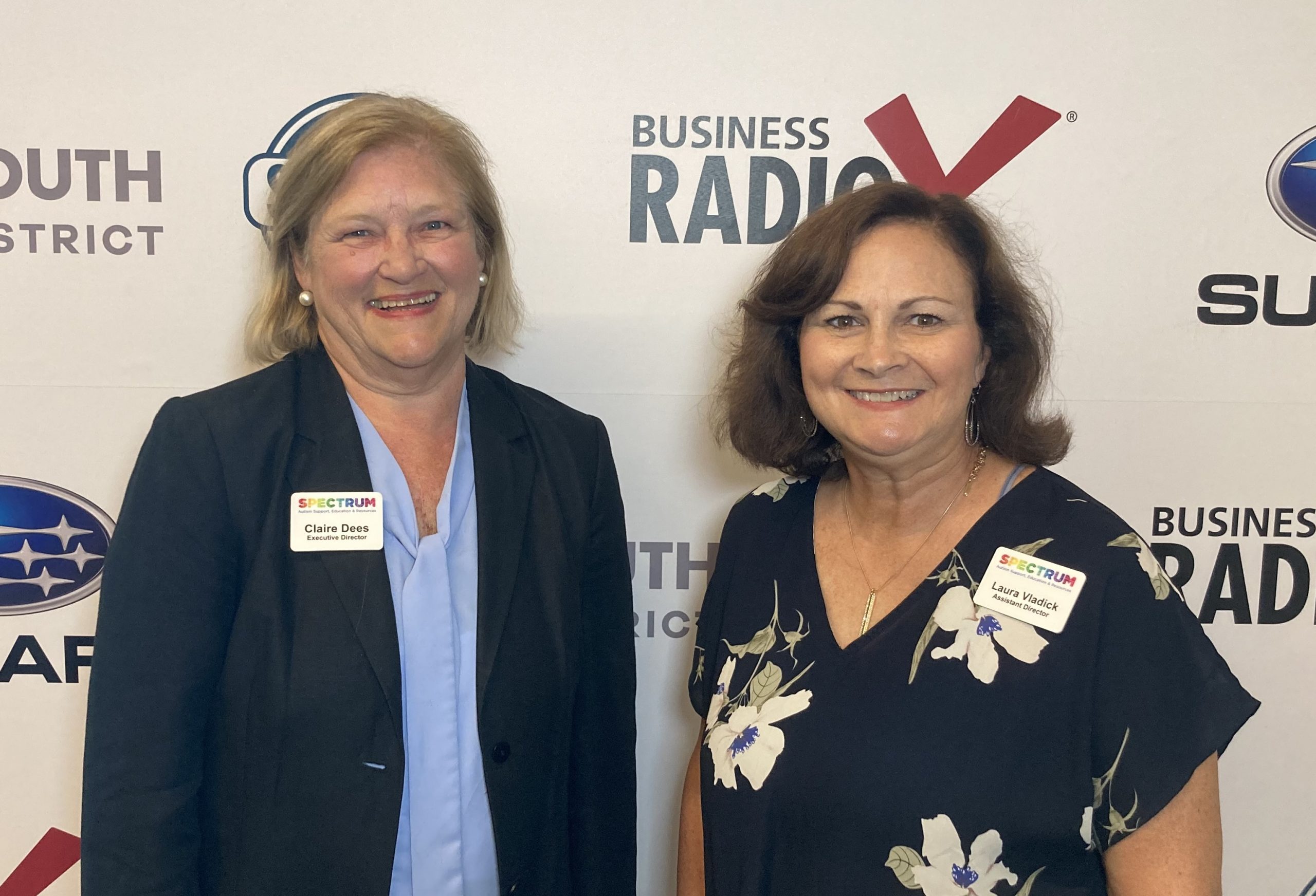 Claire Dees and Laura Vladick with Spectrum Autism Support Group