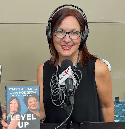 Fintech South 2023: Lara Hodgson with NOW episode artwork