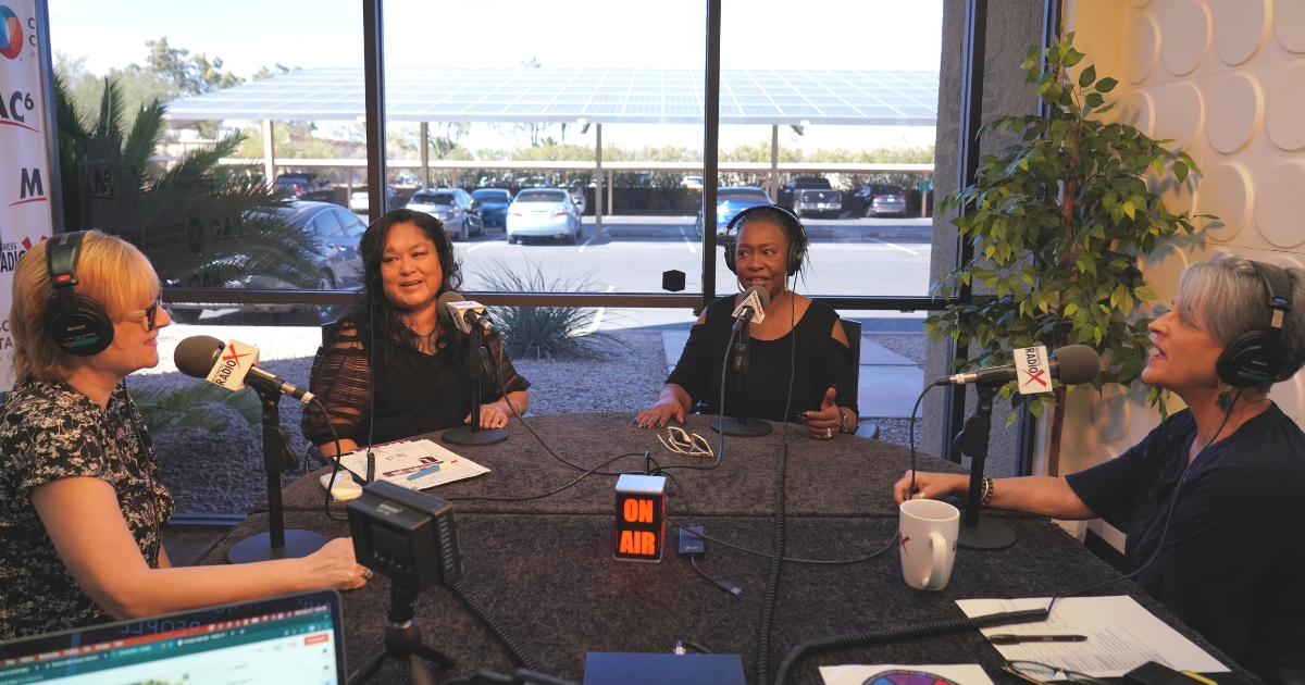 Dr-Brenda-Combs-and-Sandra-Cue-with-BRC-Media-Group-and-Elena-Thornton-with-Arizona-Consortium-for-the-Arts