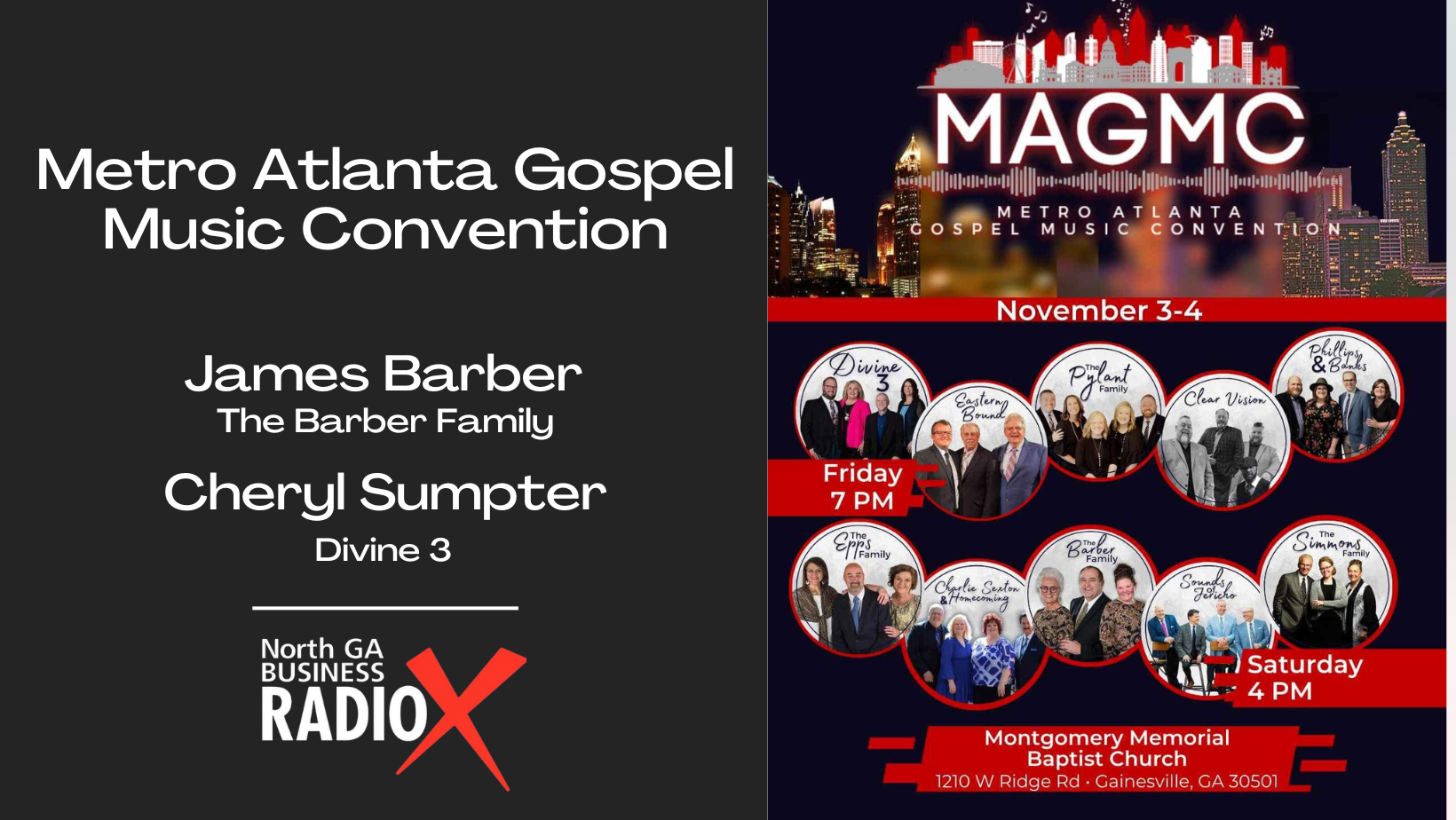 cover of episode James Barber and Cheryl Sumpter &#124; Metro Atlanta Gospel Music Convention