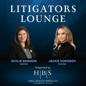 Introduction to Litigators Lounge, with Hosts Jackie Voronov and Shylie Bannon