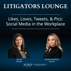 Social Media in the Workplace, Jacqueline Voronov, Shylie Bannon, Hall Booth Smith
