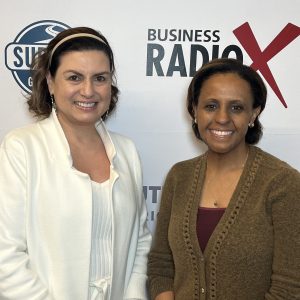 Sheryl Alberico with iugis Construction and Dr. Sosena Kebede with Saliglasa Direct Primary Care