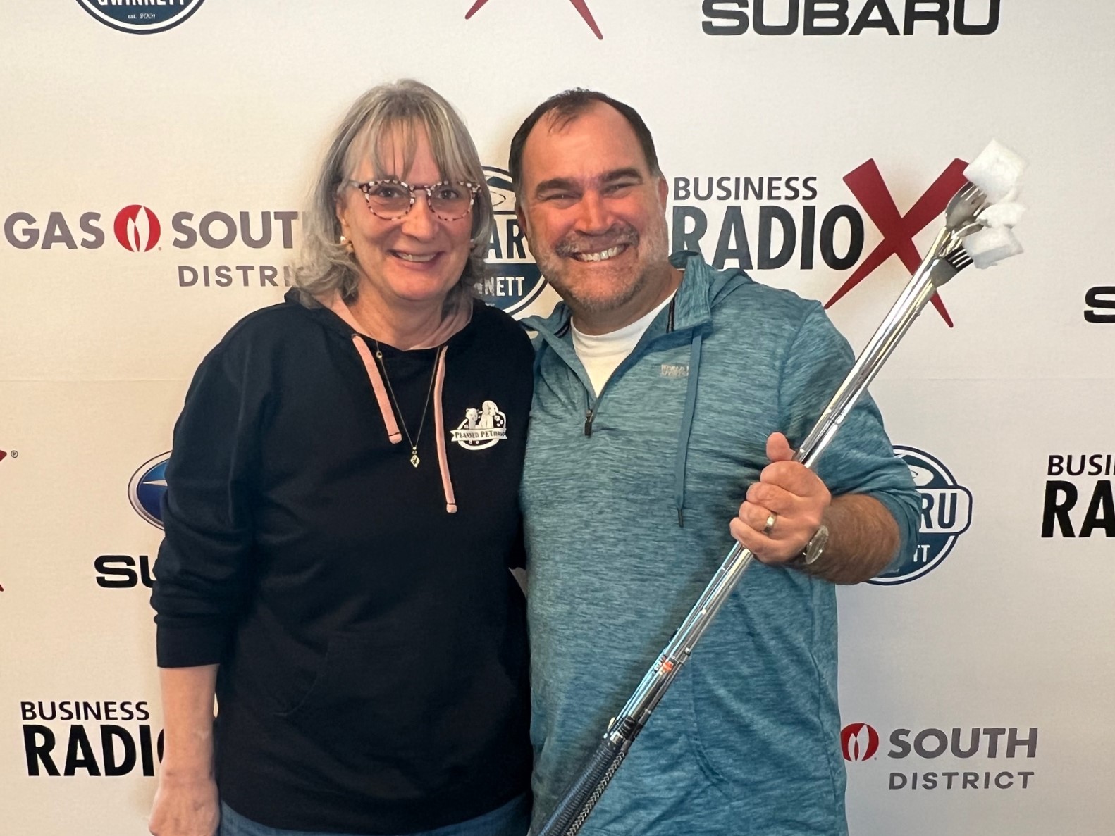 Dan Garland with Old Golf.Club and CJ Bentley with Planned PEThood of Georgia