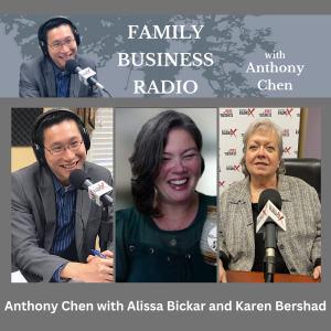 Alissa Bickar, The Consultress, and Karen Bershad, The Small Business Advisor, with Anthony Chen, Lighthouse Financial