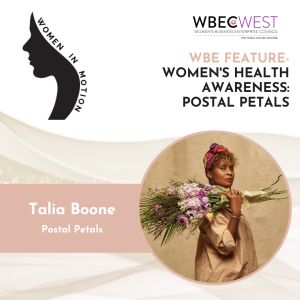 WBE Feature – Women’s Health Awareness: Postal Petals