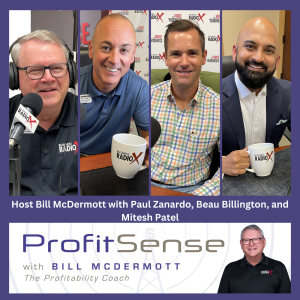 Paul Zanardo, Zanardo Dezignz, Beau Billington, The Free Agent, and Mitesh Patel, Blue Sky Law on ProfitSense with Host Bill McDermott