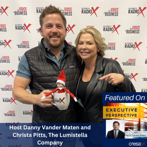 Behind the Magic of The Elf on the Shelf, with Christa Pitts. The Lumistella Company, on Executive Perspective podcast with host Danny Vander Maten