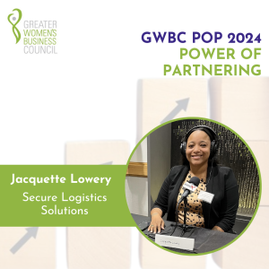 GWBC POP 2024: Jacquette Lowery with Secure Logistics Solutions LLC