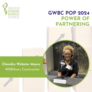 GWBC POP 2024: Chondra Webster Myers with WEBMyers Construction