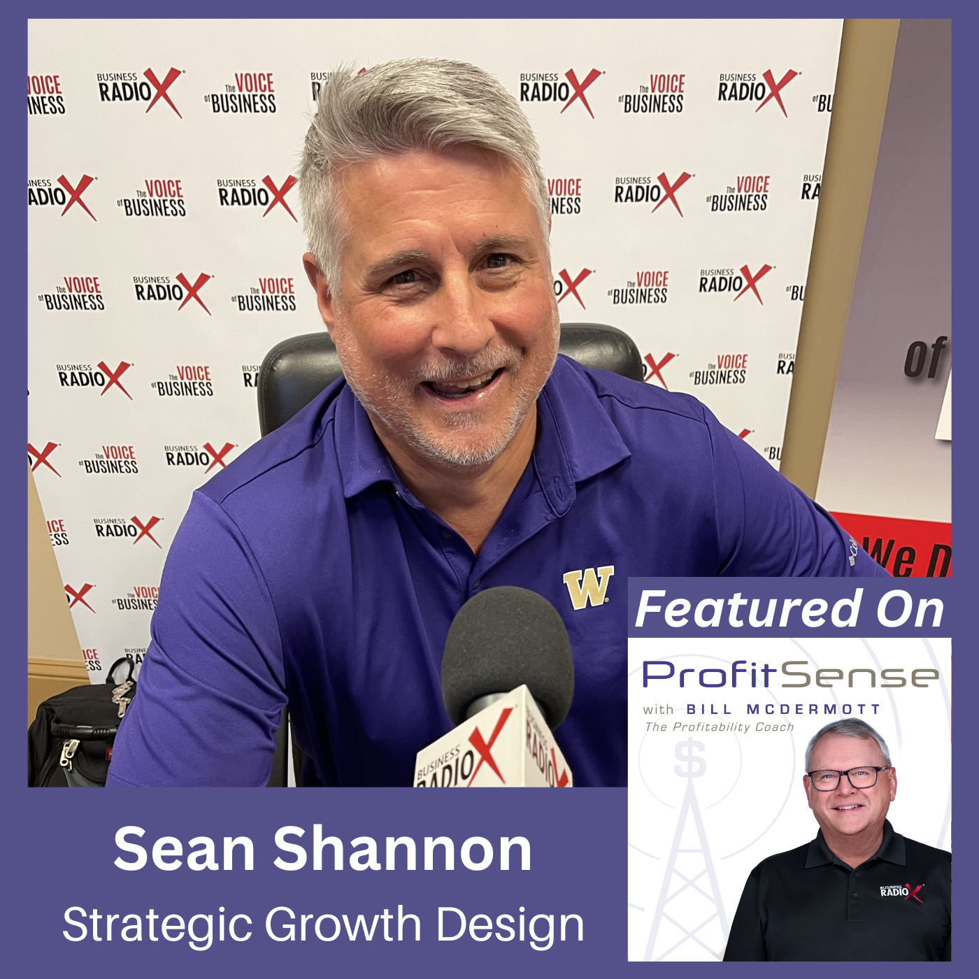 North Fulton Studio The Fundamental Breakdown Between Sales and Marketing, with Sean Shannon, Strategic Growth Design, as heard on ProfitSense with host Bill McDermott