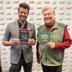 Maxwell Bentley, Bentley Media and author of Video Marketing Secrets, with North Fulton Business Radio host John Ray, author of The Generosity Mindset