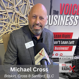 Michael Cross, Briskin, Cross & Sanford, LIVE from the 2025 GNFCC BOLD Women’s Leadership Summit, on North Fulton Business Radio with host John Ray