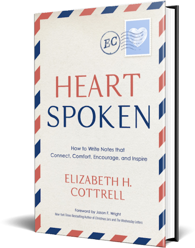 HEARTSPOKEN: How to Write Notes that Connect, Comfort, Encourage, and Inspire by Elizabeth Cottrell