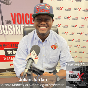 Julian Jordan, Aussie Pet Mobile of Alpharetta, on Mobile Dog Grooming, One-on-One Pet Care, and Serving North Fulton Communities (North Fulton Business Radio, Episode 929), with host John Ray