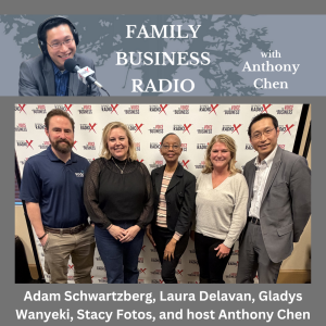 When Life Goes Sideways: Experts Who Restore Order, with Gladys Wanyeki, CFO ANX; Laura Delavan, Sterling Seacrest Pritchard; Adam Schwartzberg, Voda Cleaning & Restoration of North Atlanta; and Stacy Fotos, The Happy Dog Hotel (Family Business Radio, Episode 72) with host Anthony Chen